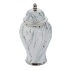 Premier® Olivia's Luxe Collection - Marble Effect Ceramic Jar Large