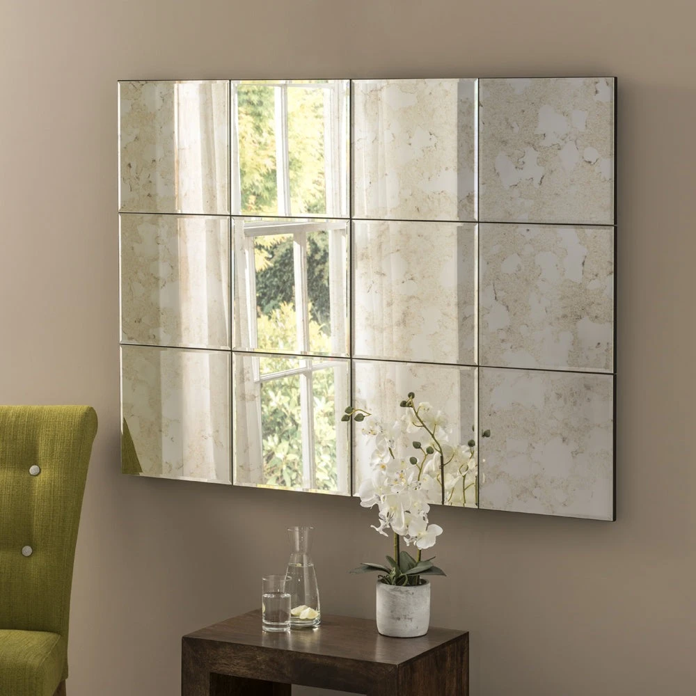 Olivia's Mongolia Wall Mirror In Molted Antique 1 Olivia's Mongolia Wall Mirror In Molted Antique