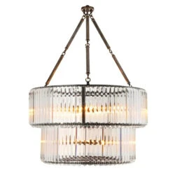 Eichholtz Infinity Double Chandelier In Bronze Highlight Finish -Best Home Decor Store 109667 2