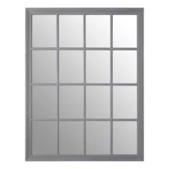 Premier® Olivia's Grey Panel Rectangular Mirror -Best Home Decor Store 1101888 Medium 20