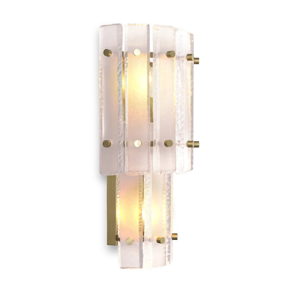 Eichholtz Blason Double Wall Lamp In Antique Brass 1 Eichholtz Blason Double Wall Lamp In Antique Brass