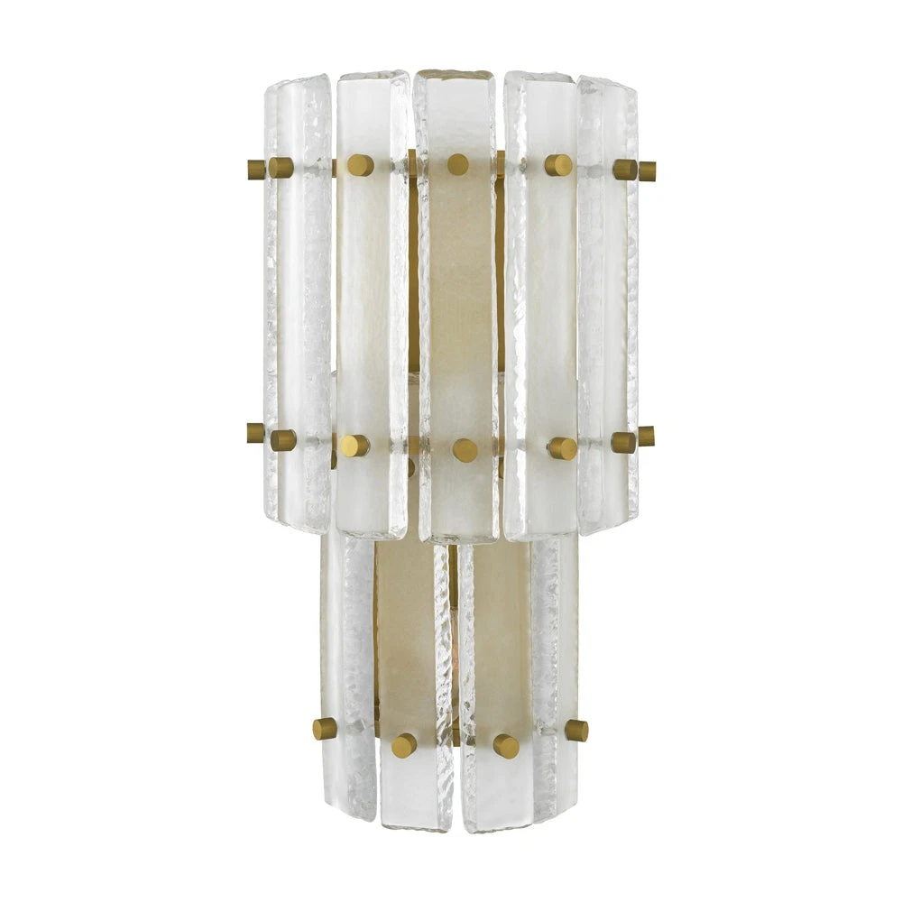 Eichholtz Blason Double Wall Lamp In Antique Brass 2 Eichholtz Blason Double Wall Lamp In Antique Brass - Image 2