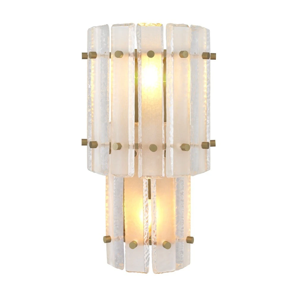 Eichholtz Blason Double Wall Lamp In Antique Brass 4 Eichholtz Blason Double Wall Lamp In Antique Brass - Image 4