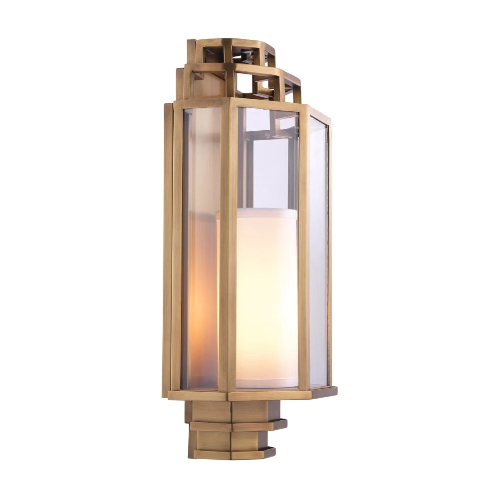 Eichholtz Monticello Wall Lamp In Antique Brass 2 Eichholtz Monticello Wall Lamp In Antique Brass - Image 2