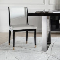 Andrew Martin Fabrice Rug Light Cream 9 Andrew Martin Fabrice Rug Light Cream -Best Home Decor Store 136679 fabrice rug white dining room lifestyle detail b0af25f9 54cb 4d92 9752 8bf70bc8ef6a