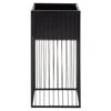 Premier® Olivia's Amaris Square Floor Standing Planter Black