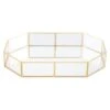 Premier® Olivia's Ella Octagonal Cosmetics Tray In Glass