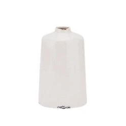 Hill Interiors Garda Glazed Liv Vase In White