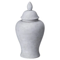 Hill Interiors Darcy Ginger Jar In Stone