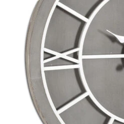Hill Interiors Williston Grey Wall Clock -Best Home Decor Store 21645 02 6f20d37e 4d54 42ed 9f17 6cb18040d920