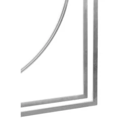 Premier® Olivia's Boutique Hotel Collection - Square Silver Metal Clock -Best Home Decor Store 2201061 mac 03 Medium 20