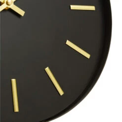Premier® Olivia's Soft Industrial Collection - Vitas Metal Wall Clock In Black & Gold -Best Home Decor Store 2201116 04