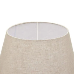 Hill Interiors Delaney Spindle Lamp With Linen Shade In Natural Wash -Best Home Decor Store 22669 b