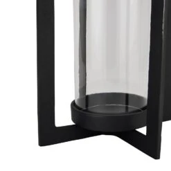 Hill Interiors Hurricane Lantern In Black -Best Home Decor Store 22788 a