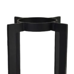 Hill Interiors Hurricane Lantern In Black -Best Home Decor Store 22788 b