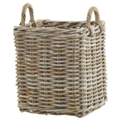 Hill Interiors Set Of 3 Kubu Rattan Square Storage Baskets -Best Home Decor Store 22929 03