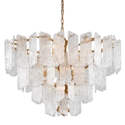 Hudson Valley Lighting Piemonte 12Lt Chandelier In Gold Leaf