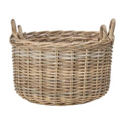 Olivia's Set Of 2 Kobi Log Baskets In Grey -Best Home Decor Store 44 657 zz 002