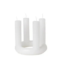 Broste Copenhagen Lucia Pure Candle In White