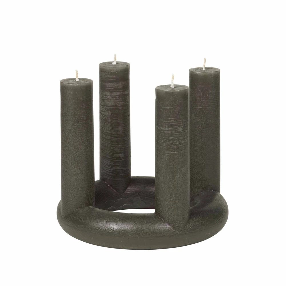 Broste Copenhagen Lucille Figure Candle Grape Leaf 1 Broste Copenhagen Lucille Figure Candle Grape Leaf