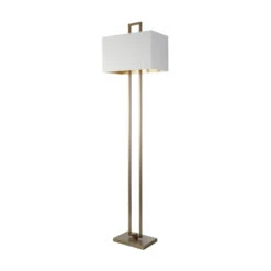 RV Astley Danby Floor Lamp In Antique Brass