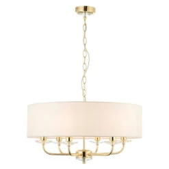 Olivia's Nyla 6 Pendant Light Brass