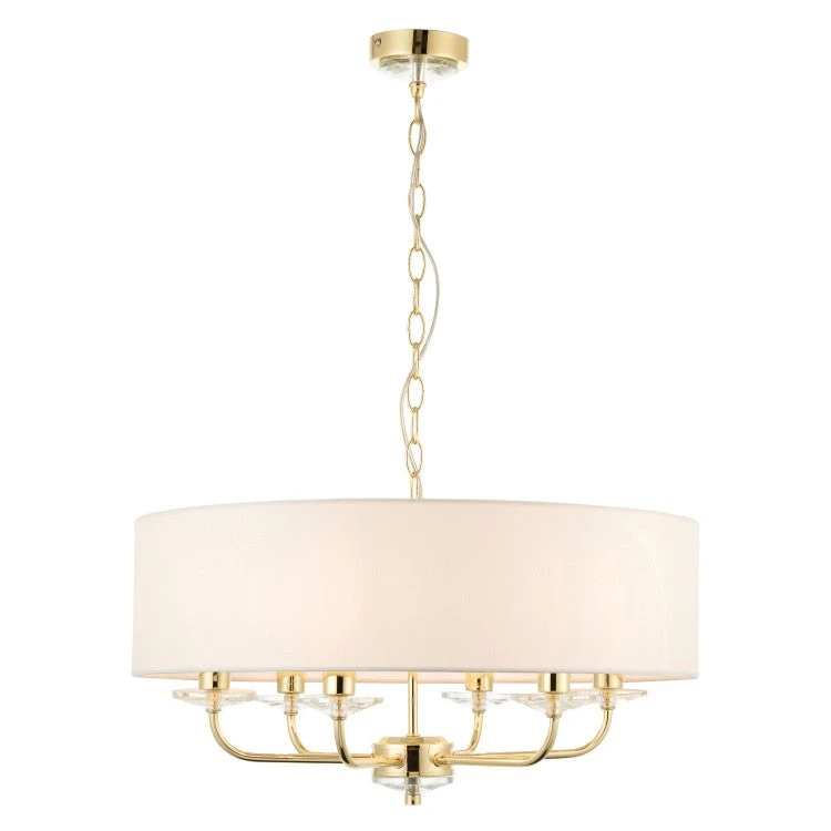 Olivia's Nyla 6 Pendant Light Brass 1 Olivia's Nyla 6 Pendant Light Brass