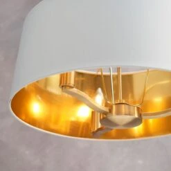 Olivia's Hattie 1 Pendant Light Brushed Gold -Best Home Decor Store 5016087894727 6 7 07012024011812