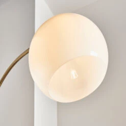 Gallery Interiors Otto Floor Lamp In Black Marble -Best Home Decor Store 5016087979790 02