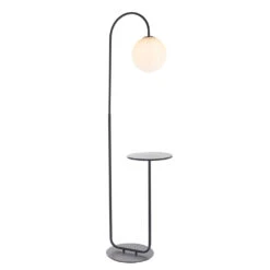 Olivia's Ayla Floor Lamp In Black