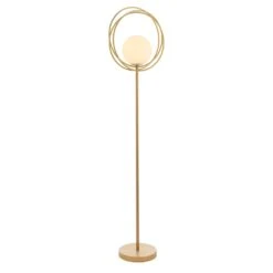 Olivia's Noelle Floor Lamp In Gold
