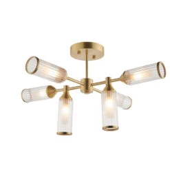 Olivia's Parker Ceiling Light In Gold | Outlet