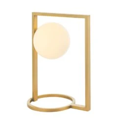 Olivia's Paige Table Lamp In Gold