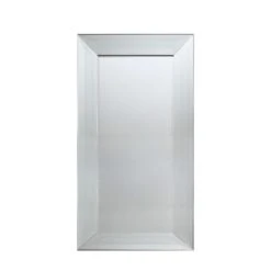 Gallery Interiors Ferrara Leaner Mirror In Silver
