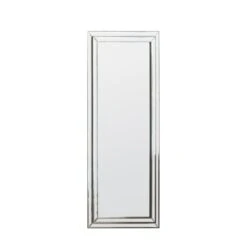 Gallery Interiors Chambery Leaner Mirror In Pewter