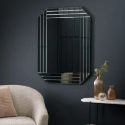 Gallery Interiors Burgate Mirror In Chrome 9 Gallery Interiors Burgate Mirror In Chrome -Best Home Decor Store 5055299450154 1 2 01122023003052