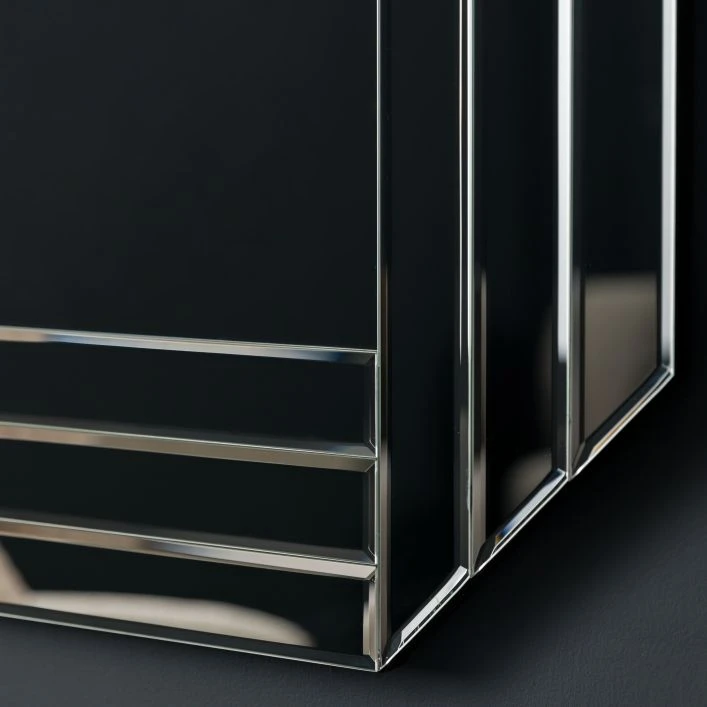 Gallery Interiors Burgate Mirror In Chrome 2 Gallery Interiors Burgate Mirror In Chrome - Image 2