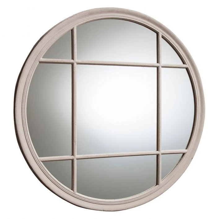 Gallery Interiors Eccleston Round Mirror In Natural 1 Gallery Interiors Eccleston Round Mirror In Natural