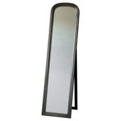 Gallery Interiors Beck Cheval Brushed Brass Mirror