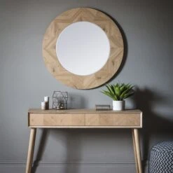 Gallery Interiors Milano Round Mirror -Best Home Decor Store 5055999243100 4