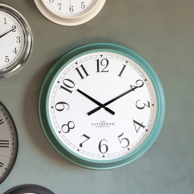 Gallery Interiors Orville Clock Wasabi 2 Gallery Interiors Orville Clock Wasabi - Image 2