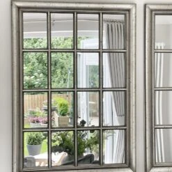 Gallery Interiors Ashmore Mirror Antique Silver -Best Home Decor Store 5055999253161 3