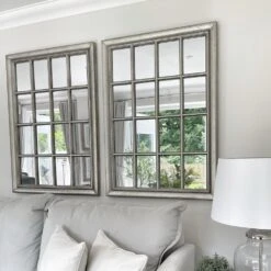 Gallery Interiors Ashmore Mirror Antique Silver -Best Home Decor Store 5055999253161 4