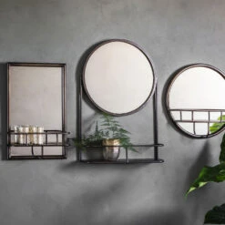 Gallery Interiors Milton Mirror Rectangle 9 Gallery Interiors Milton Mirror Rectangle -Best Home Decor Store 5055999253710 3 1
