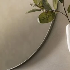 Gallery Interiors Bowie Round Mirror In Silver 7 Gallery Interiors Bowie Round Mirror In Silver -Best Home Decor Store 5056272082928 2 4 31102023024620