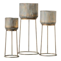 Gallery Interiors Set Of 3 Everill Planter Verdigris/Bronze | Outlet 8 Gallery Interiors Set Of 3 Everill Planter Verdigris/Bronze | Outlet -Best Home Decor Store 5059413695452 00 06416bfa 450c 4027 8fa9 c0bc4bfb50d6