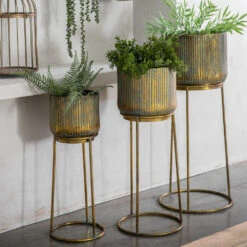 Gallery Interiors Set Of 3 Everill Planter Verdigris/Bronze | Outlet 9 Gallery Interiors Set Of 3 Everill Planter Verdigris/Bronze | Outlet -Best Home Decor Store 5059413695452 01 7ddb8144 0b4b 41a8 b8be 1cae29585217