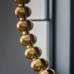 Gallery Interiors Selena Round Wall Mirror Gold -Best Home Decor Store 5059413703522 2 3 31102023181127