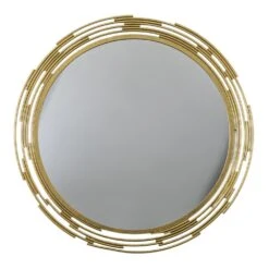 Gallery Interiors Blanche Mirror In Gold