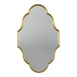 Gallery Interiors Kali Wall Mirror In Gold